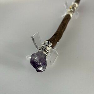 Handmade Amethyst Wand - "Calming Desire" (Reiki Infused) - **One of a Kind**
